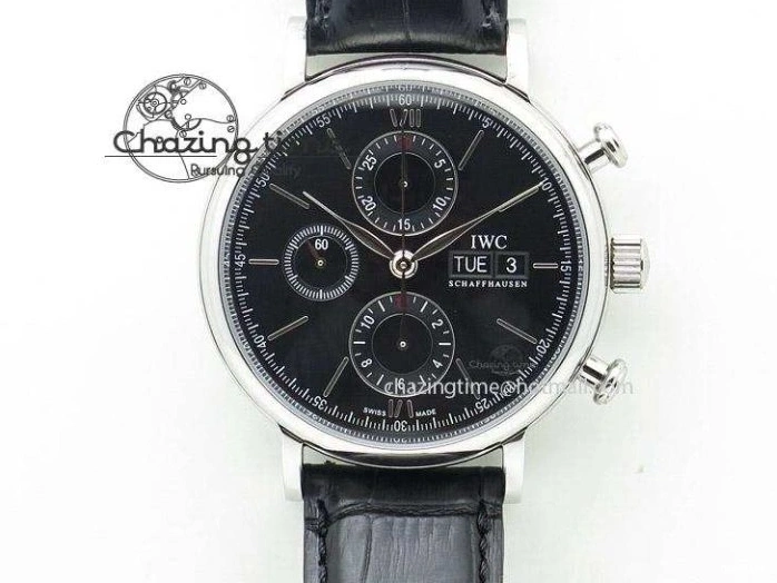 MIROTIME 0124 Supportive Big Pilot IW501008 “Boutique London” SS ZF Best Edition Blue Dial on Blue Leather Strap A 7106